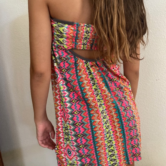 Roxy Strapless Sundress Small - Picture 7 of 8